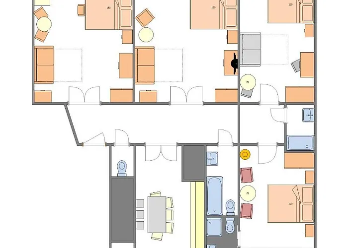 Appartement 4 Bedrooms 130m2 At The Main Square *